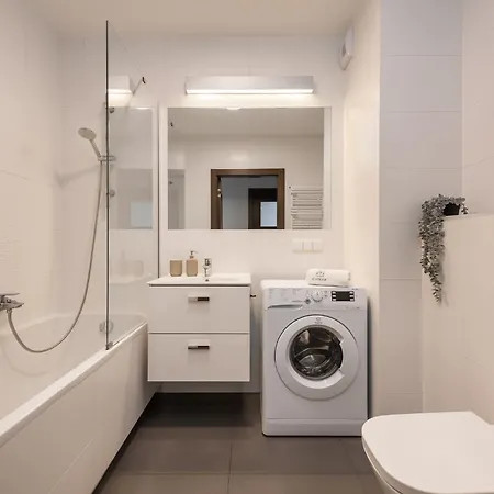 公寓 Flatbook Old Town - Stylish 2-bedroom With Parking 格但斯克