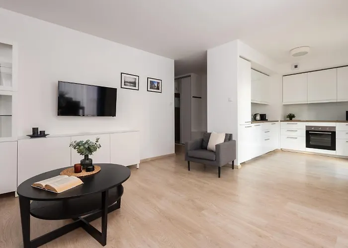 公寓 Flatbook Old Town - Stylish 2-bedroom With Parking 格但斯克